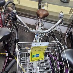 J1654【リユースのサカイ柏店】シティサイクル　ANEMONE　6段変速　ダイナモライト　ホワイト★店頭にて試乗可★ 簡易クリーニング済　　 中古自転車 　流山市  松戸市 我孫子市 鎌ヶ谷市 船橋市 守谷市 取手市の画像