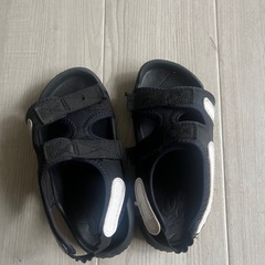 Nikeサンダル 17〜18cm ブラックの画像