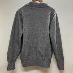 ニットカーディガン（グレー）レディースの画像