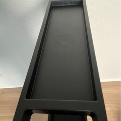 隙間収納  スリムラック 幅12cm ブラックの画像