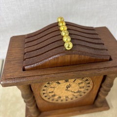 置き時計風のコースター6枚入りの画像