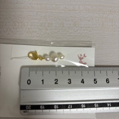 本真珠のミニチャームの画像