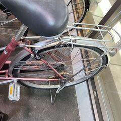 J1656【リユースのサカイ柏店】asahi　アサヒサイクル　シティサイクル　FROMAGE　ダイナモライト　ピンク★店頭にて試乗可★ 簡易クリーニング済　　 中古自転車 　流山市  松戸市 我孫子市 鎌ヶ谷市 船橋市 守谷市 取手市　の画像
