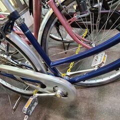 J1657【リユースのサカイ柏店】シティサイクル　coconut　ダイナモライト　ブルー★店頭にて試乗可★ 簡易クリーニング済　　 中古自転車 　流山市  松戸市 我孫子市 鎌ヶ谷市 船橋市 守谷市 取手市の画像