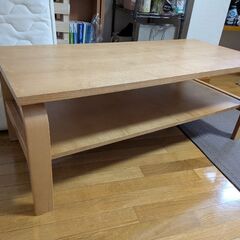 木製ローテーブル　100×45×40の画像