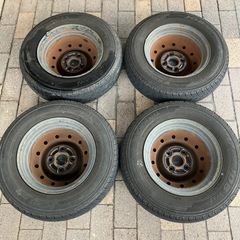 スズキ　スチールホイール　12インチ　4本の画像
