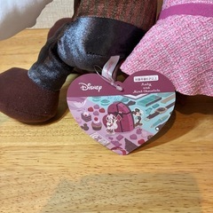 新品・未使用　ミッキー&ミニー　ルビー&ミントショコラペアぬいぐるみの画像