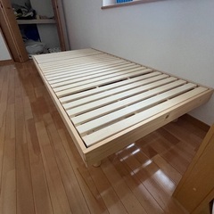 【目立つ傷なし】シングルベッド(ニトリ)の画像