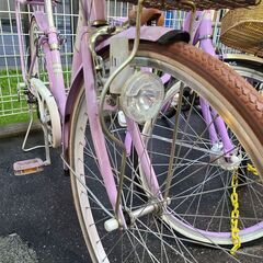 J1658【リユースのサカイ柏店】シティサイクル　precieux　プレシウ　6段変速　ダイナモライト　ピンク★店頭にて試乗可★ 簡易クリーニング済　　 中古自転車 　流山市  松戸市 我孫子市 鎌ヶ谷市 船橋市 守谷市 取手市　参考価格29,980円の画像