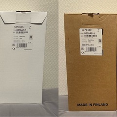 美品！GENELEC 8010 ペア モニタースピーカー　ダークグレーの画像