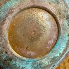 【レトロ】島本製作所 銅製ハンマードやかんの画像