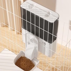 自動給餌器 猫 犬 タイマー機能 ケージ取付タイプ 自動餌やり機 2.3L容量の画像