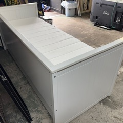 IKEA ソファーベッド シングル ダブル 引き出し付き 姫系の画像