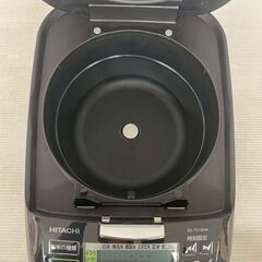 【HITACHI】 日立 IHジャー炊飯器 RZ-TS105M シャイニーブラック 動作確認済み 1.0L 5.5合 ふっくら御膳 A0699の画像