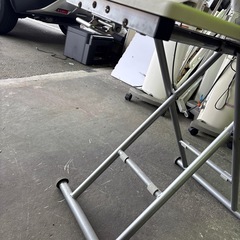 キャスター付きテーブル 机の画像