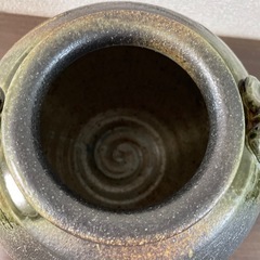 信楽焼　花瓶の画像