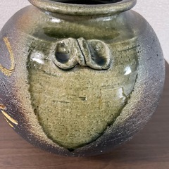 信楽焼　花瓶の画像