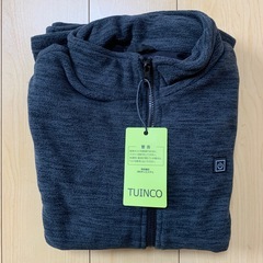 TUINCO スマート電熱ジャケット M グレー 男女兼用 バッテリー付きの画像