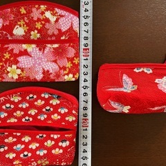 丹後縮緬　宝飾袋　ティッシュケース　小物入れ　和　日本　JAPANの画像