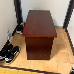 【受付終了】玄関収納 ベンチの画像