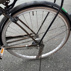 古い自転車の画像