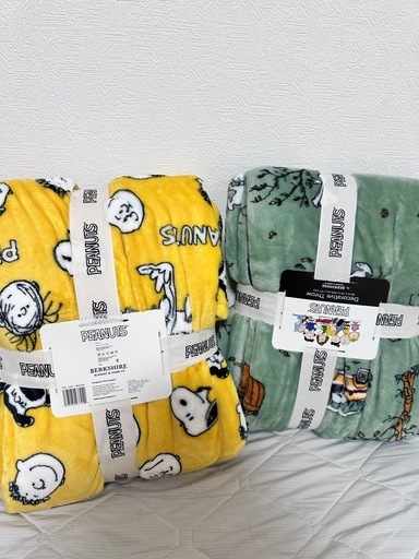 コストコブランケット スヌーピーPeanuts®大判ひざ掛け 152x177cm