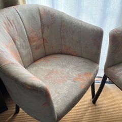 1人掛けソファー2台セットの画像