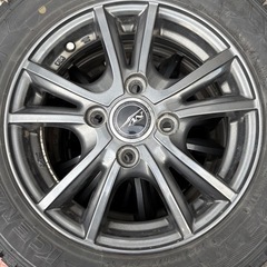 アルミホイール4本セットサイズ15565r13　の画像