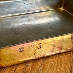 丸新 銅製卵焼き器 12㎝ 木製持ち手の画像
