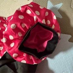 ミニーちゃん風 2〜3歳 ドレス ハロウィンの画像