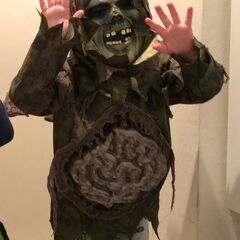 【ハロウィン キッズ 男の子】 ゾンビ　サイズM(7-8才）の画像