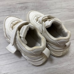 無料　白スニーカー　17.5cm　の画像