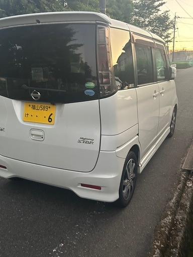 値下げ！ ニッサン ルークス ハイウェイスター車検たっぷり タイヤ溝あり 極上車 