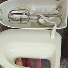 新品未使用！ハンドミキサー「ナショナル MK-H3-W（ホワイト）」の画像