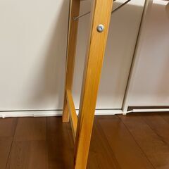 無印良品 MUJI 良品計画 パイン材テーブル 折りたたみ式 折りたたみテーブルの画像