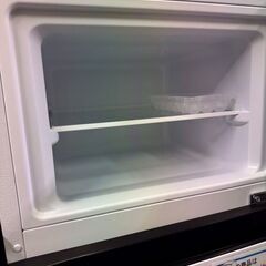 【ジャングルジャングル貝塚店】　冷蔵庫　ハイセンス　HR-B12E3W　2024年製　高年式　1人用　引越し　単身赴任　買い替え　新生活　オシャレ　かわいい　家電　貝塚　二色浜　クリーニング済みの画像
