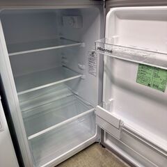 【ジャングルジャングル貝塚店】　冷蔵庫　ハイセンス　HR-B12E3W　2024年製　高年式　1人用　引越し　単身赴任　買い替え　新生活　オシャレ　かわいい　家電　貝塚　二色浜　クリーニング済みの画像