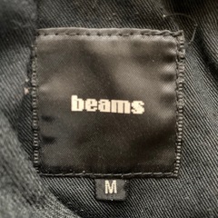 beamsダークグレーのカーゴパンツ、Mサイズの画像