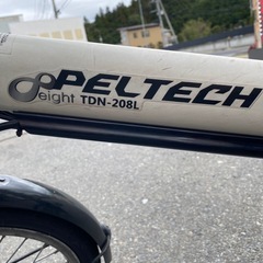【激安‼️】PELTECH ペルテック 電動自転車 折り畳み　送料込みの画像