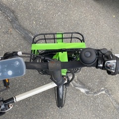 【激安‼️】PELTECH ペルテック 電動自転車 折り畳み　送料込みの画像