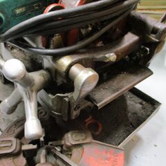 ジャンク REX レックス N40A3 パイプマシン ねじ切り ネジ切り 鉄工 切断機 加工機 ダイヘッド 通電＆動作確認 現状渡しの画像