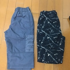 キッズ140 長袖シャツ　ハーフパンツ　スエットなど7点セットの画像
