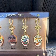🌸✨KOREAN FOLK SPOON SET／韓国民俗スプーンセット✨🌸の画像