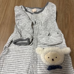 【petit main】50〜70サイズ　ロンパースの画像