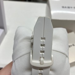H 2510-506 CASIO BABY-G 腕時計 BGS-100-7A1JF ジャンク品 ホワイト ※不動品のため返品不可の画像