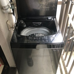 ②アイリスオーヤマ23年式全自動洗濯機6キロBLACK。の画像