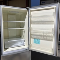 Ｈａｉｅｒ　冷凍冷蔵庫　２７０Ｌ　２ドア　右開き　大型冷蔵庫　シルバー　コンパクトボディ　ＬＥＤ　自動霜取り　２０１７年製　ＪＲ－ＮＦ２７０Ａの画像