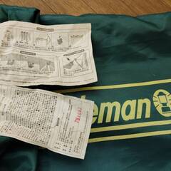 ★キャンプ用　コールマン　ウッドロールテーブル！の画像