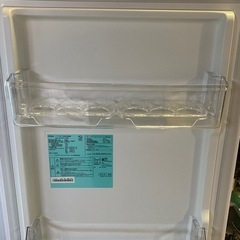 &   2ドアノンフロン冷凍冷蔵庫　Haier ハイアール　148L JR-NF148B 2021年製　動作確認済みの画像