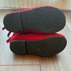【新品】14cm赤いブーツの画像